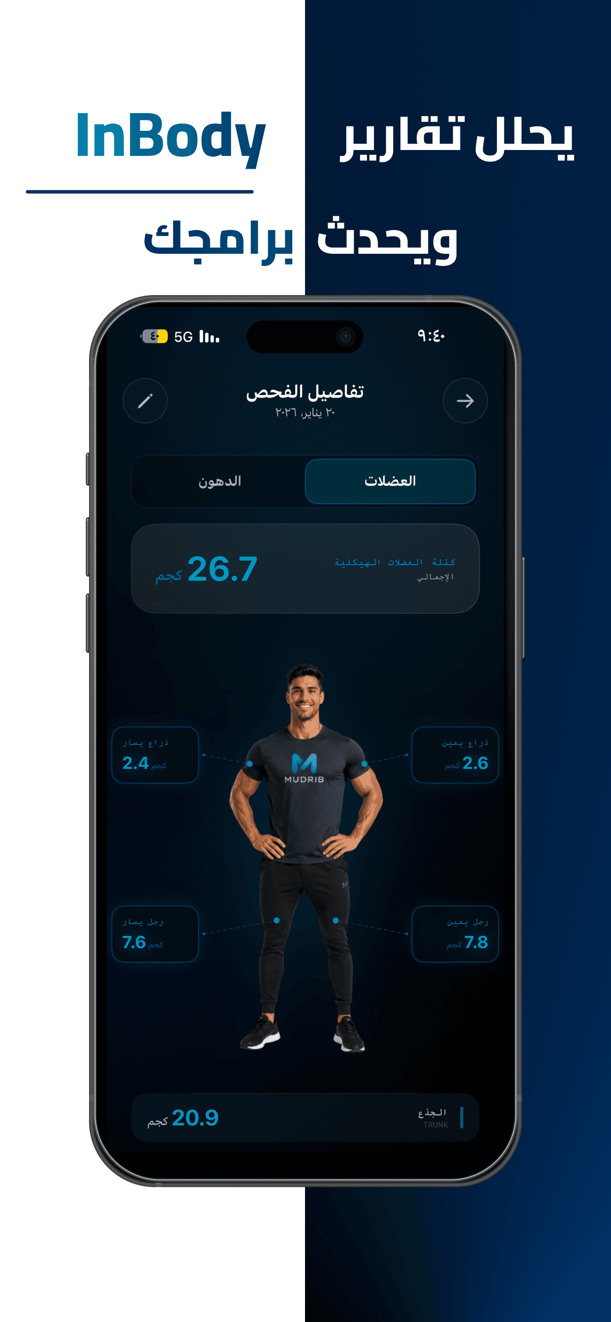خريطة جسمك من InBody